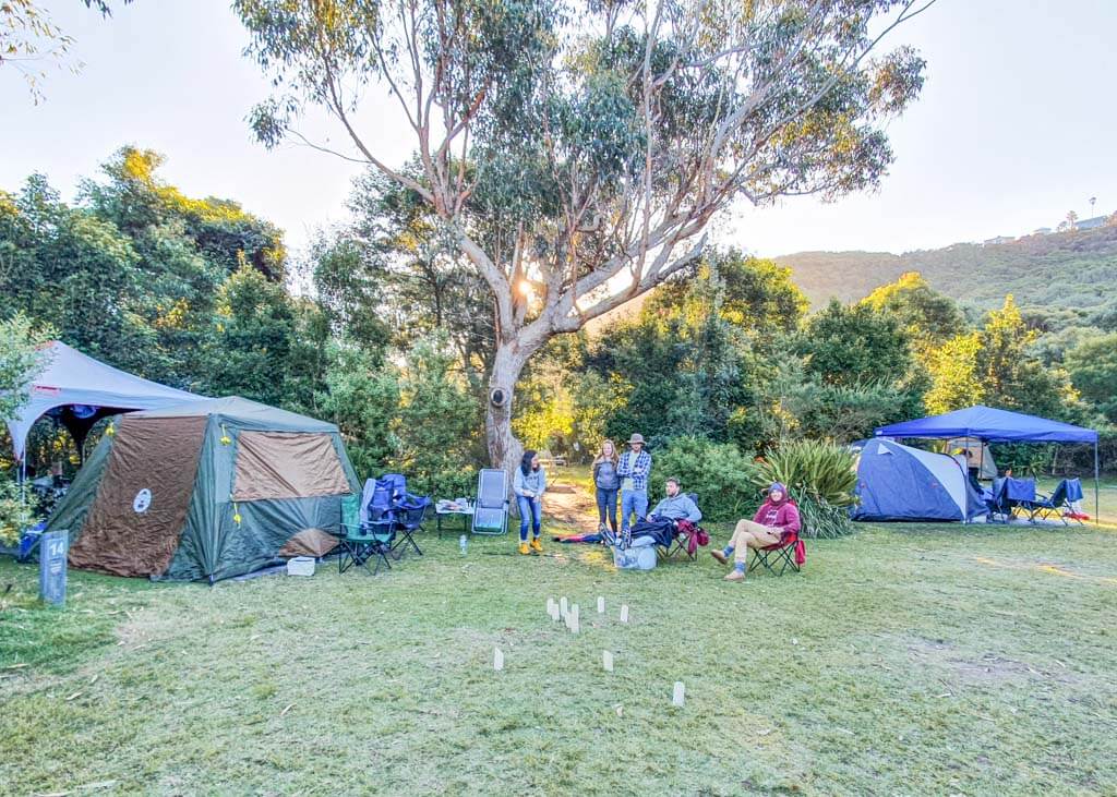 Best camping grounds central coast